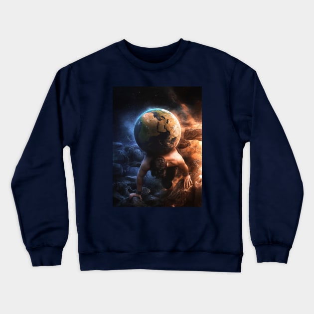 Titan Crewneck Sweatshirt by RoscoAdrian